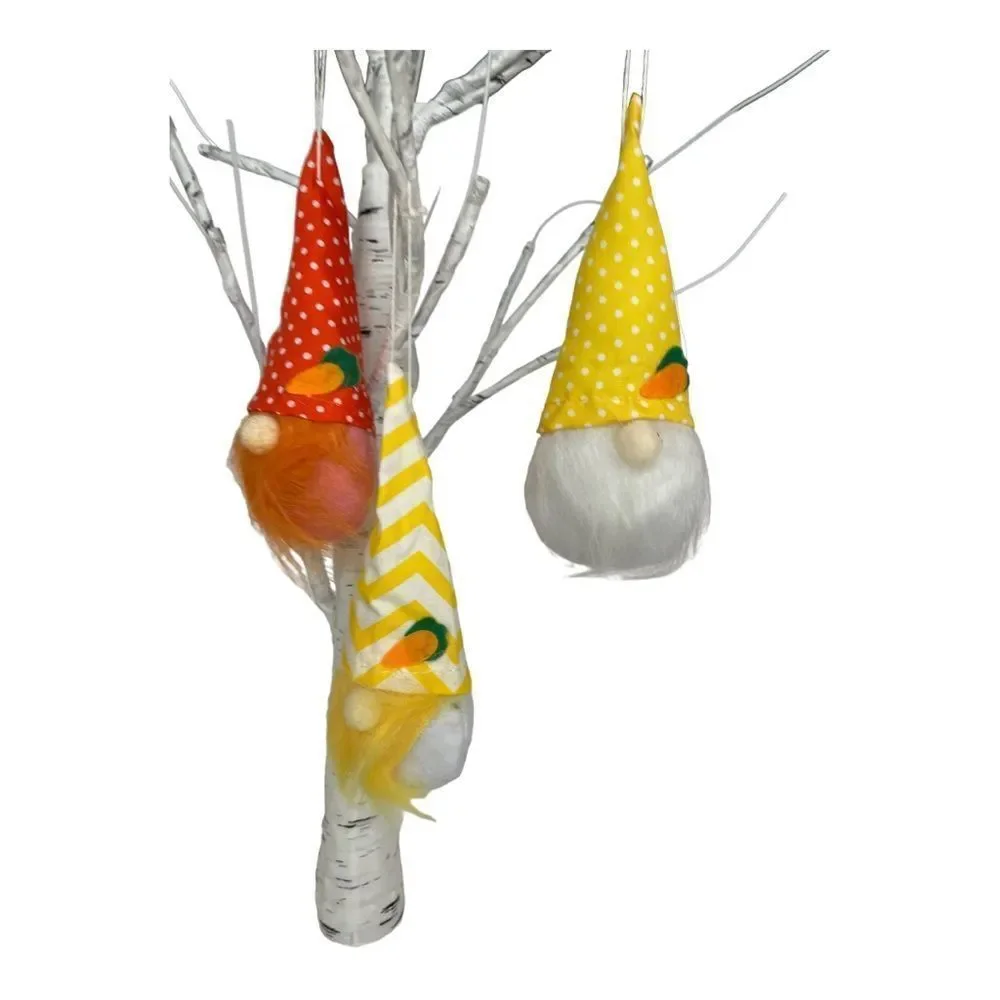 SET OF 3 EASTER GNOMES HANGING ORNAMENTS‎